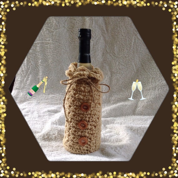 Crochet Wine Bottle Sweater Wine Bottle Cozy Cover For Wine