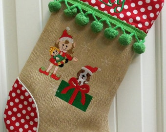 Family Christmas Stockings, Personalized Christmas Stocking, Pet Stockings, Custom Made For You, You Design It!