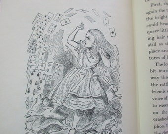 vintage Alice's Adventures in WONDERLAND -Lewis Carroll, John Tenniel, Random House