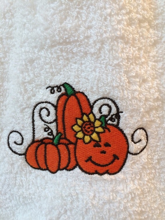 Pumpkins hand towel by farmd2002 on Etsy
