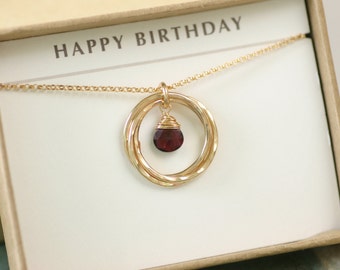 30th birthday gift for her amethyst necklace for daughter 3