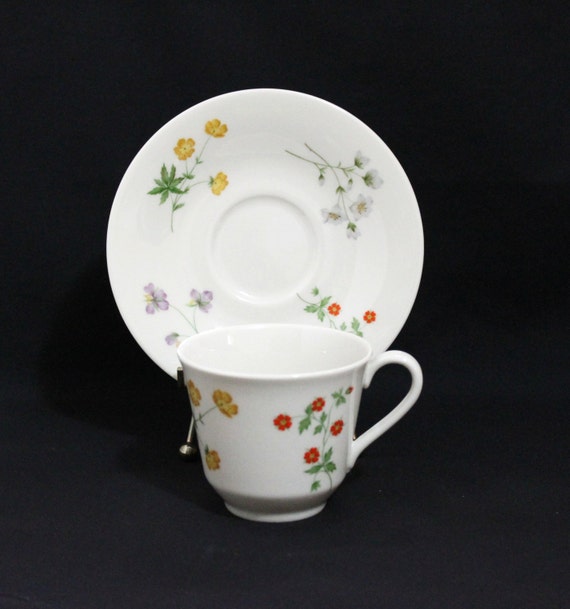 Royal Doulton SPRINGTIME Tea Cup and Saucer Spring Flowers