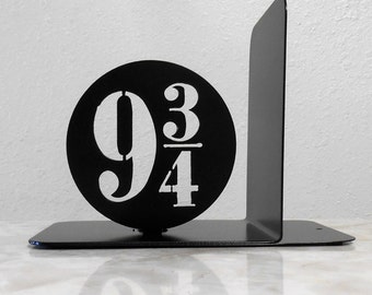 Single Metal Bookend, Movies, Books, Organizer, Metal Art, Shelf Decor