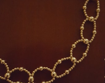 sale, Stunning Sterling Silver Necklace...11.5 inches...FREE SHIPPING