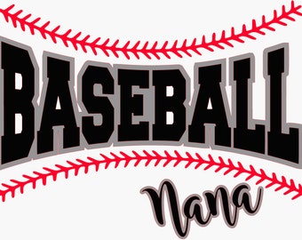 Download Baseball nana | Etsy