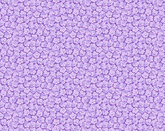 Little House on the Prairie Purple Daisies by Kathy Hall for Andover