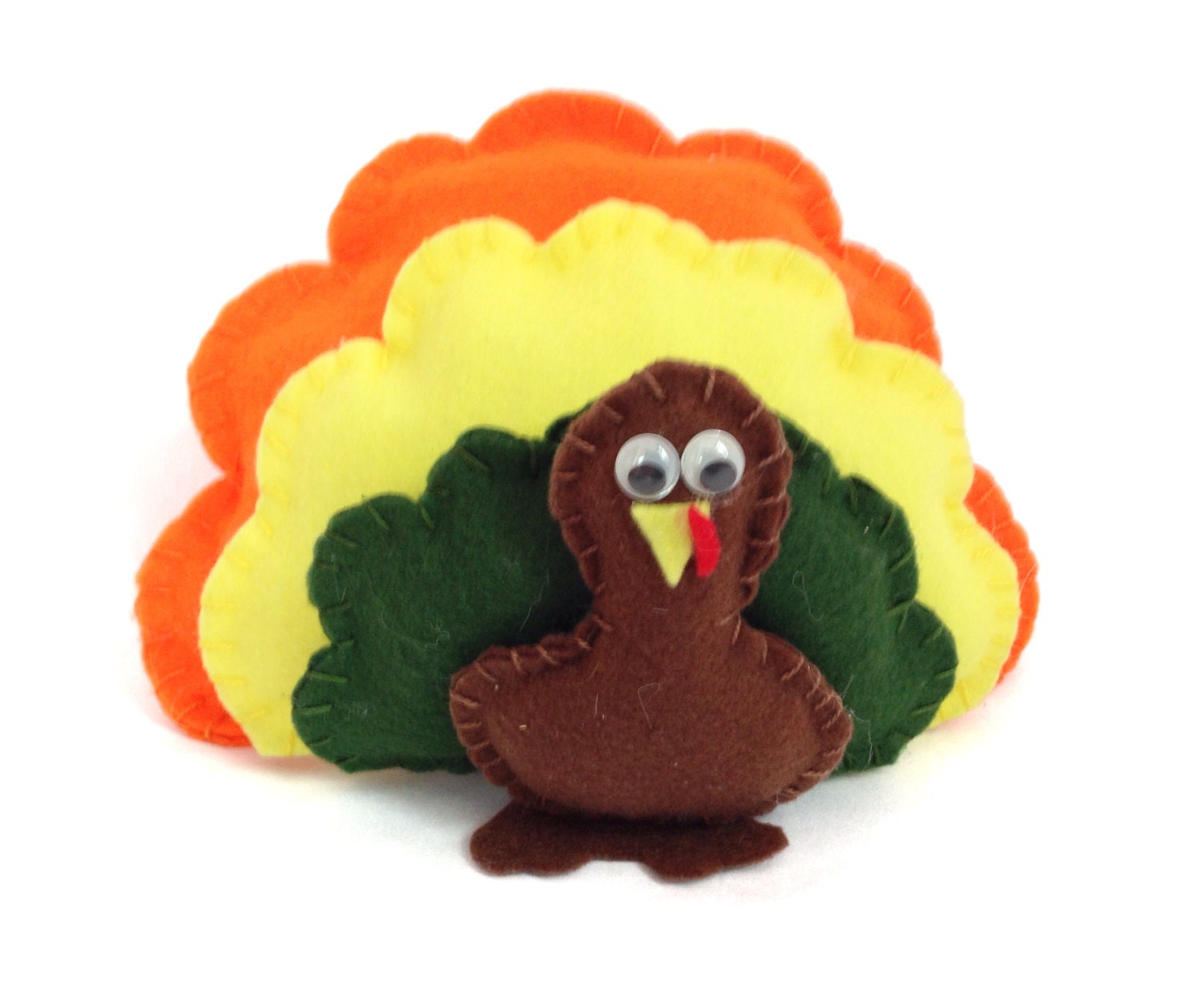 Turkey Sewing Pattern / Thanksgiving Craft / Turkey Template