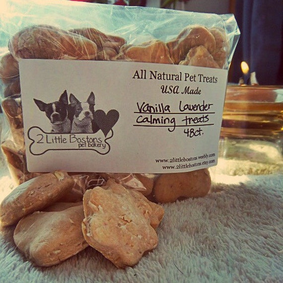 Calming Effects Crunchy Vanilla Lavender Dog by 2littlebostons