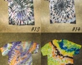 Items similar to YOUR CHOICE large Gildan hand tie dyed t shirts on Etsy