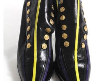 versace purple boots