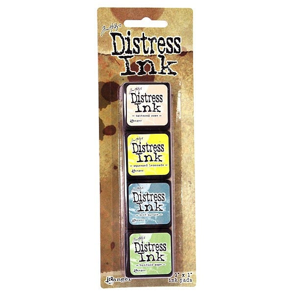 Mini Distress Ink Pad Kit 10 By Tim Holtz Ranger
