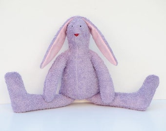 terry cloth stuffed bunny