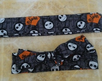 Jack Nightmare Before Christmas Fabric Headband. Only one in stock! Last one