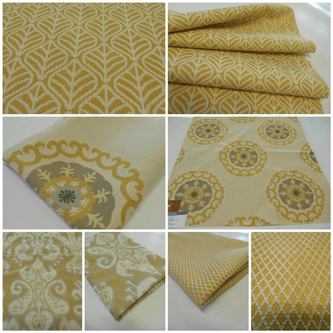 KravetFabricUpholstery Fabrics Contemporary FabricYellows