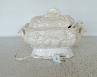 gravy boat with electric warmer gravy warmer etsy gravy boat with electric warmer gravy warmer etsy