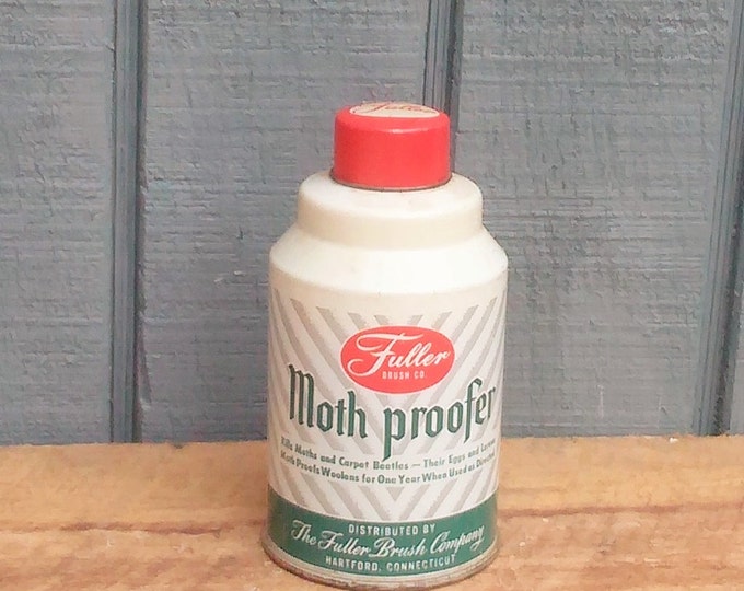Vintage Moth Tin - Collectible Advertising Tin