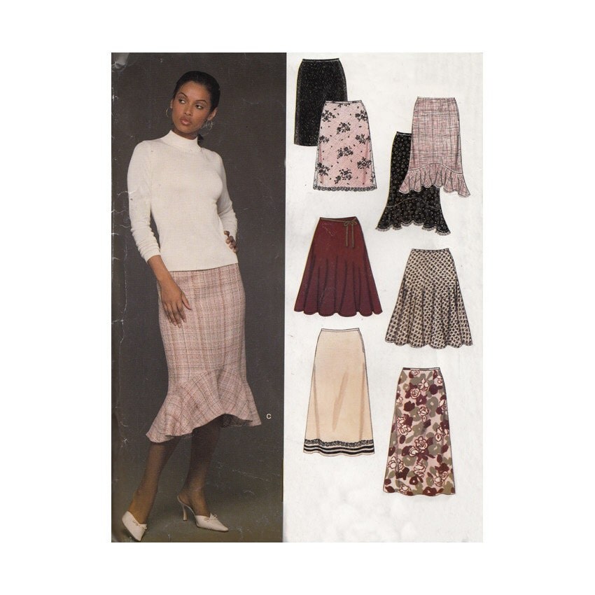 Skirt Pattern Waist Ease | easy to sew skirt pattern simplicity 6433 size 6 18 waist 24 Skirt Pattern Waist Ease | easy to sew skirt pattern simplicity 6433 size 6 18 waist 24