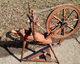 Information Only * * * Antique Spinning Wheels - Repairs Still Needed