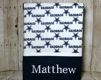 Dallas Cowboys Pillowcase, NFL Pillowcase, Cowboys Pillowcase, Sports Pillowcase