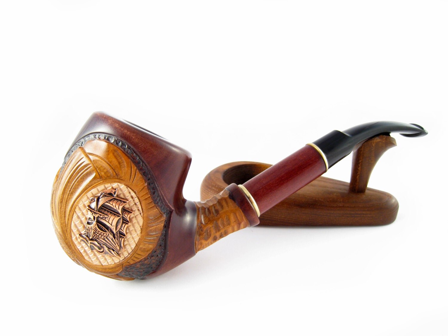 New Marine Pipe Metal SHIP Tobacco Pipe Smoking