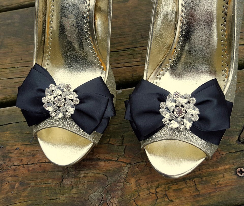 Wedding Shoe Clips MANY COLORS AVAILABLE Bridal Shoe Clips