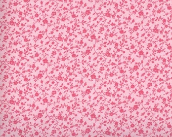 Floral Fabric, Quilters Calicos, Pink Floral Fabric, Pink Roses, Pink Fabric