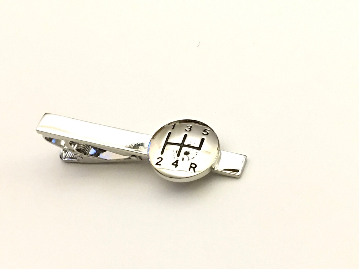 Gear Shift Tie Bar 5 Speed Tie Bar Car Tie Clip Men's