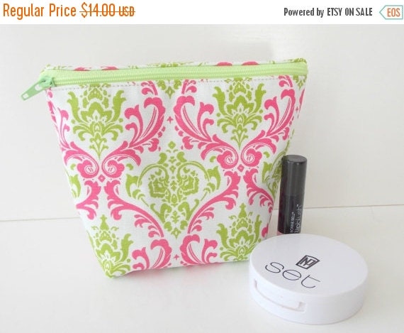 HURRY MEMORIAL WEEK Sale Cosmetic Pouch Makeup by PlatoSquirrel