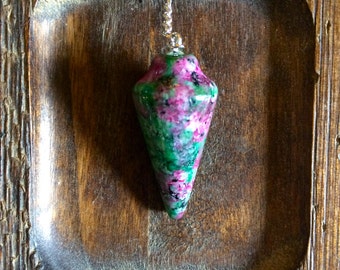 Ruby & Fuchite Pendulum