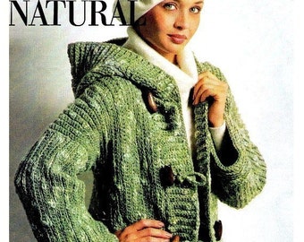 Crochet Pattern, Hooded Coat PDF Pattern, Crochet Jacket Pattern, Crochet Instant Download Pattern