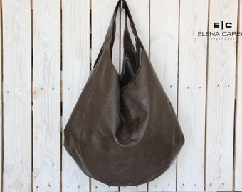 Vegan Crocodile handbag, Brown crocodile bag, Crocodile Purse, Vintage Tote Bag, Alligator purse, Vintage Crocodile Handbag