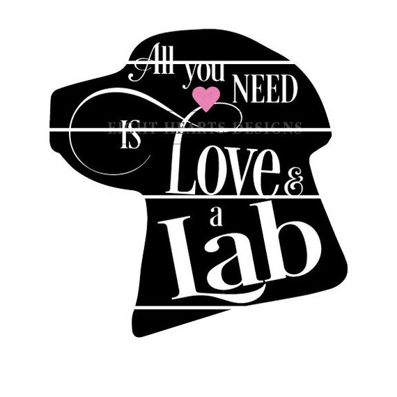 Download Love and Lab Dog Mom Combo pack Design SVG Cut able file