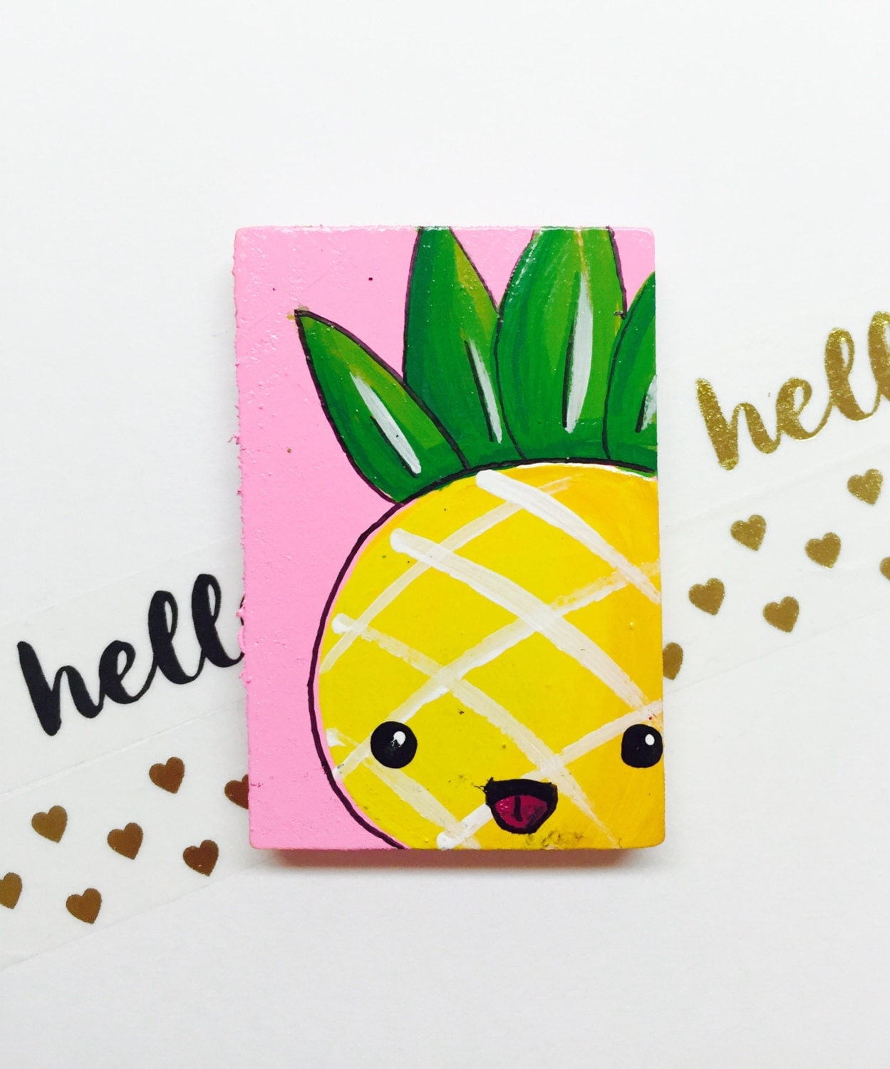  Kawaii Pineapple Magnet Cute Pineapple Decor Kawaii by 