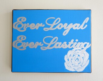 hand painted Theta Phi Alpha neon 8x10 canvas OFFICIAL LICENSED PRODUCT