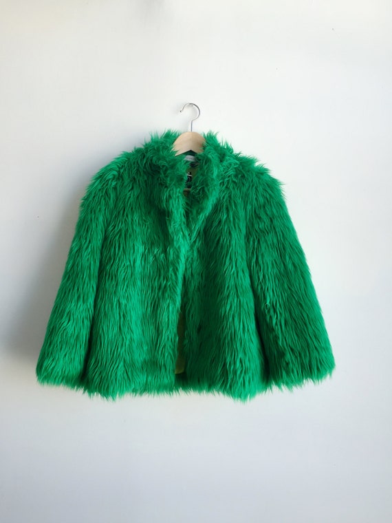 NEON Green Coat by NachVorn on Etsy
