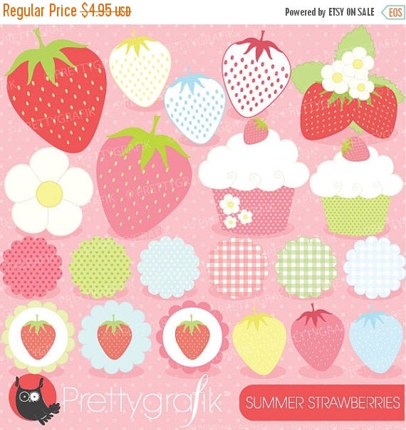 pink strawberry clipart - photo #22