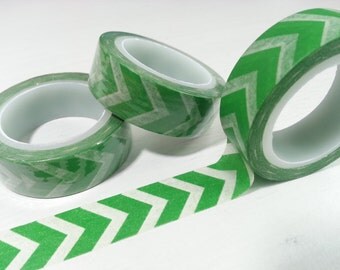Green Washi / Masking Tape - 10M