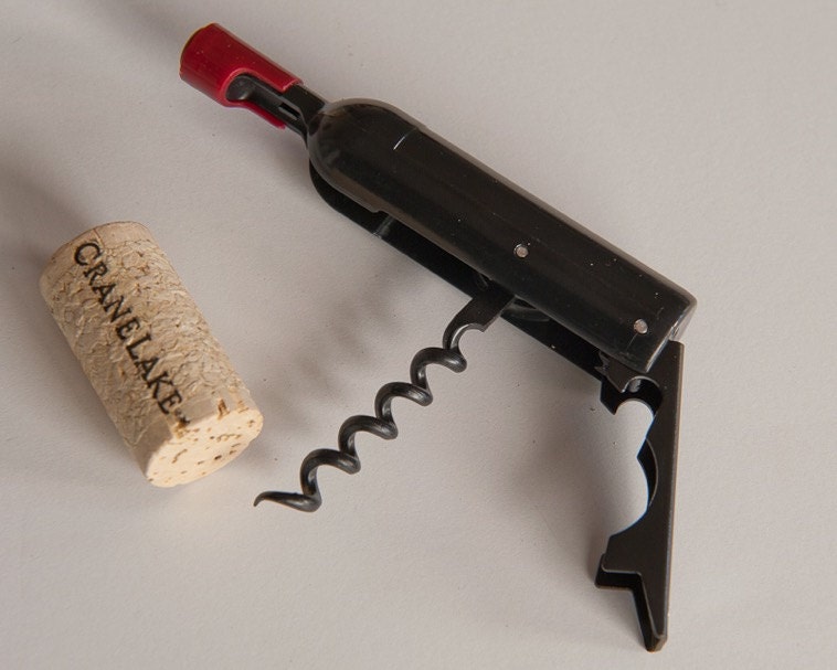 Wine Bottle Opener Cork Screw Bottle Shape Bottle Opener