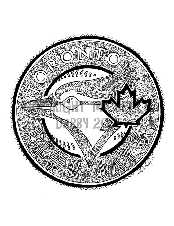 Toronto Blue Jays Coloring Pages - Learny Kids