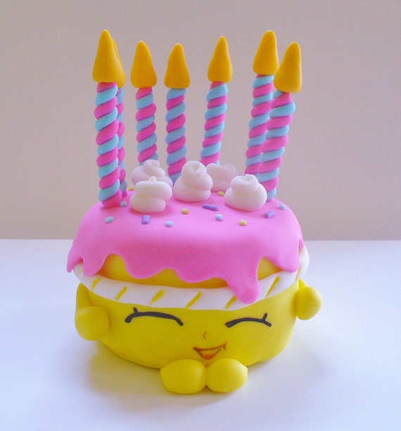 Shopkins WISHES Edible Fondant Cake Topper