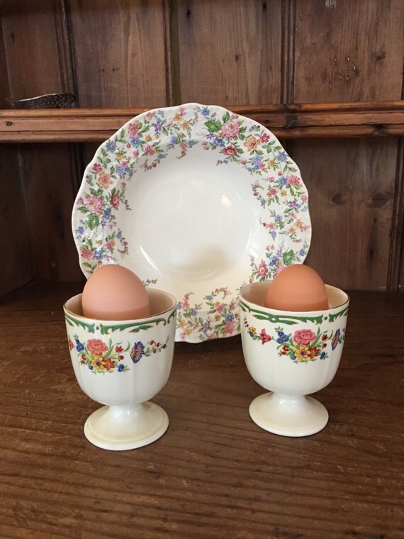 Egg CupsPair of Vintage English Egg Cups Easter Egg Cups