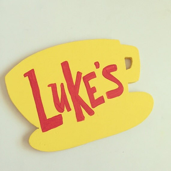 Items similar to Handmade Luke's Diner Sign on Etsy