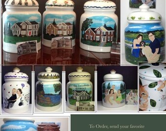 Custom Painted Cookie Jar