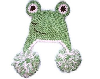 Green Frog Hat (Baby, Toddler, Kids) | Crochet Froggy Prince Charming | Spring Photo Prop | Shower Gift | Baby Boy Halloween Costume