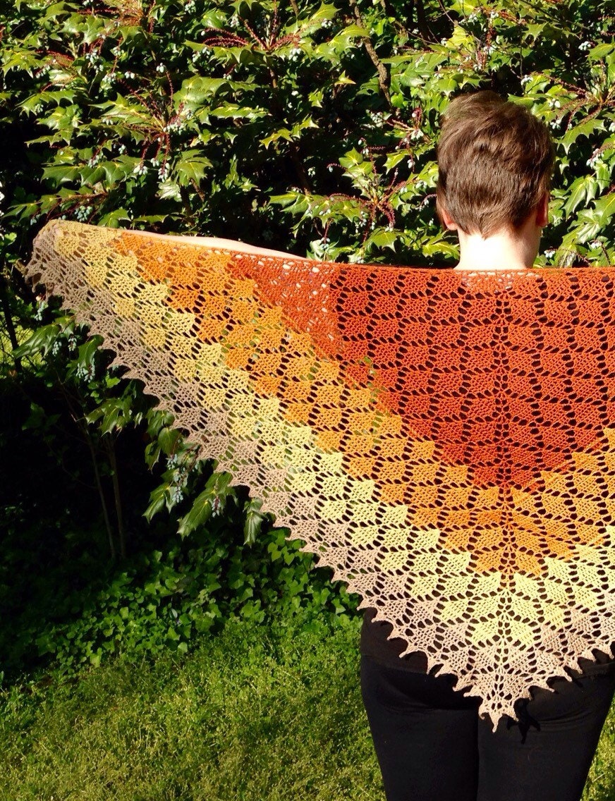 lovely leaves shawl
