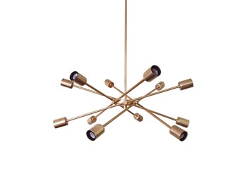 The Spiral 12 Arm Chandelier Modern