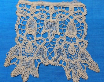 An antique needlelace bodice piece