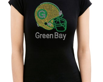 green bay packers rhinestone shirt