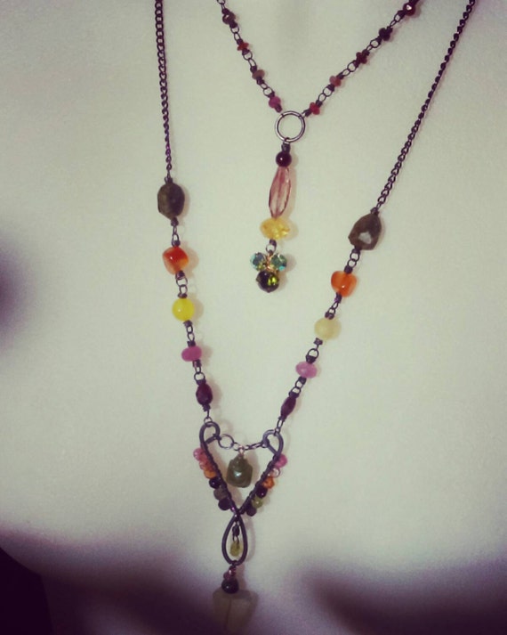 ZEN GARDEN Necklace Jade Buddha Necklace Set Wire Wrapped