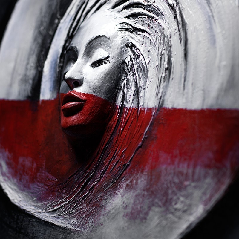 Art Painting Portrait Abstract Wall art sculptures Relief